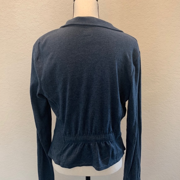 Converse One Star V-Neck Collar Cardigan in Size Large /Dark Gray - Picture 3 of 9